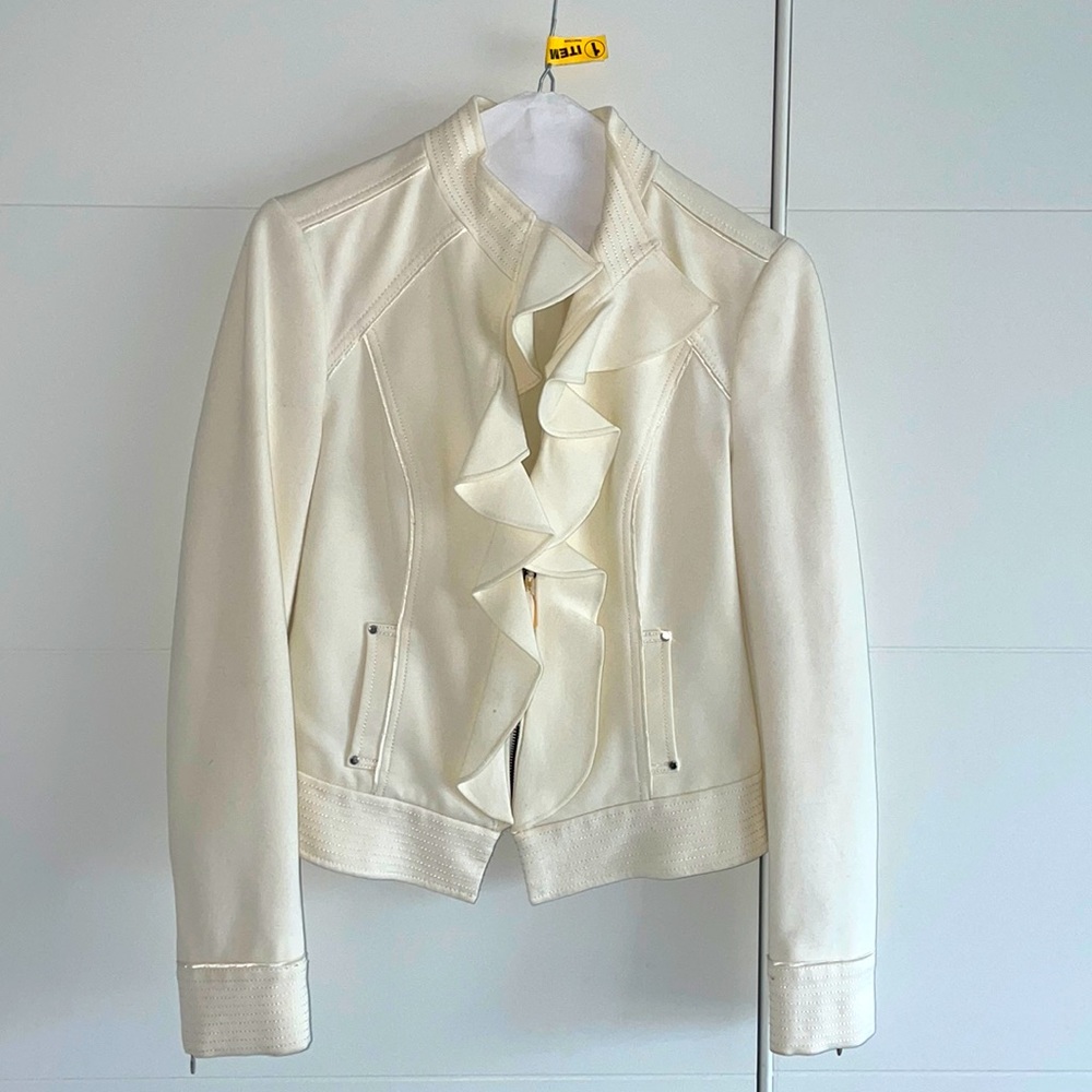 Motorcycle Jacket-White